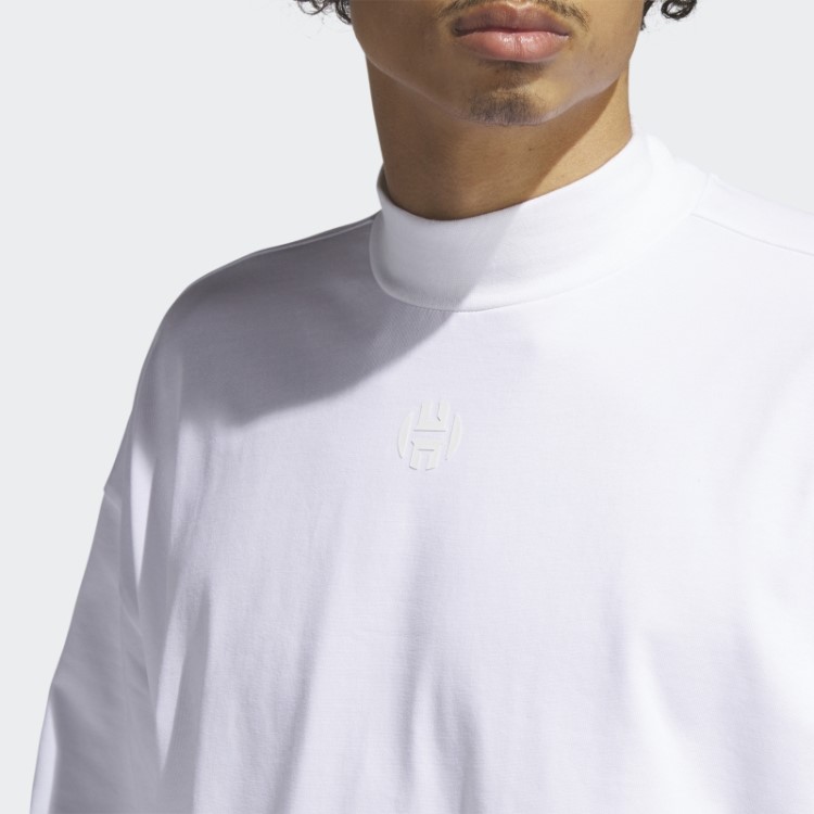 Camiseta De Viagem Harden Branca Adidas