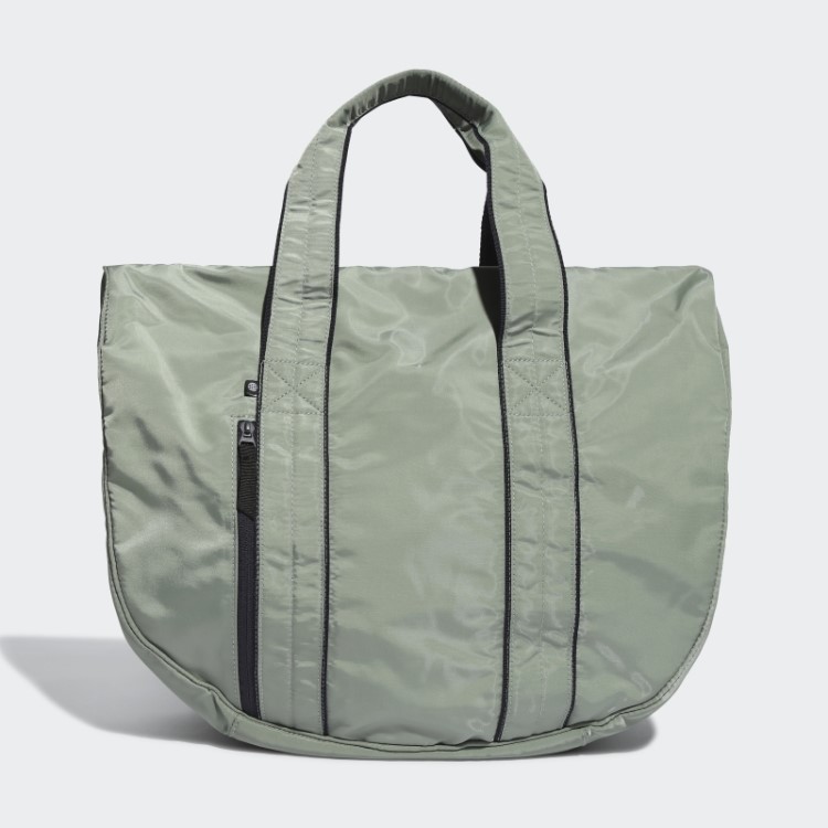 Bolsa De Ombro Verde Prateada Adidas Studio Tote