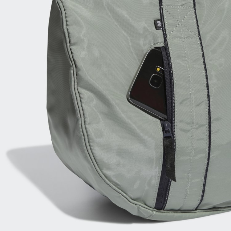 Bolsa De Ombro Verde Prateada Adidas Studio Tote