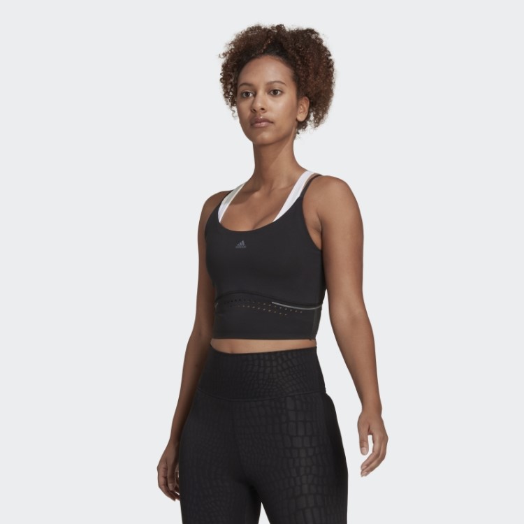 Regata Hiit 45 Segundos Cropped Adidas Preta