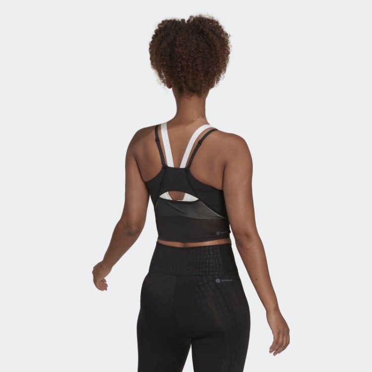 Regata Hiit 45 Segundos Cropped Adidas Preta