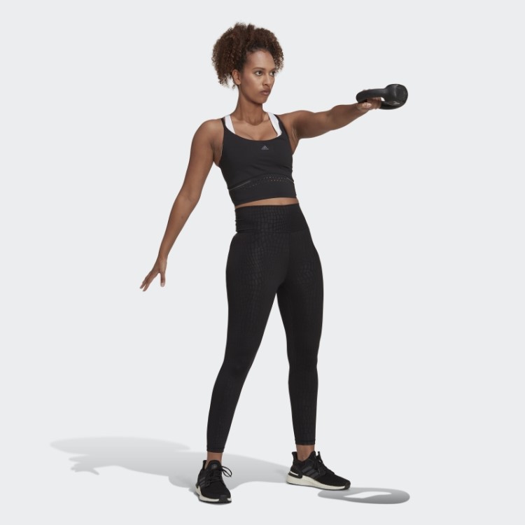 Regata Hiit 45 Segundos Cropped Adidas Preta