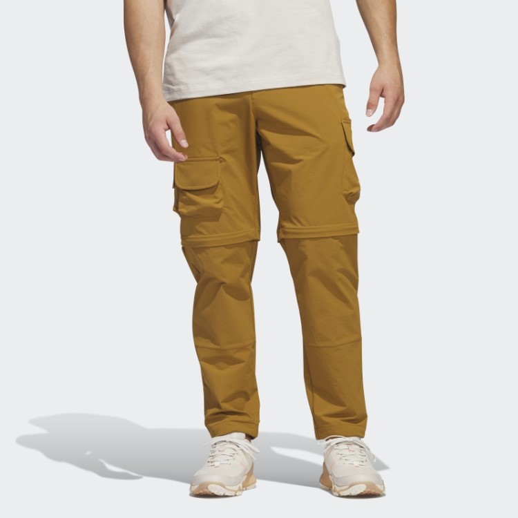 Calça De Golfe Adicross Bronze Com Zíper Adidas