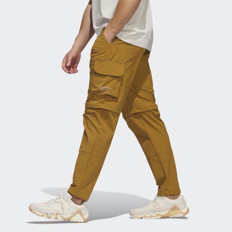 Calça De Golfe Adicross Bronze Com Zíper Adidas