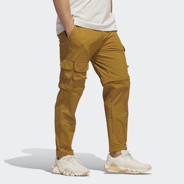 Calça De Golfe Adicross Bronze Com Zíper Adidas