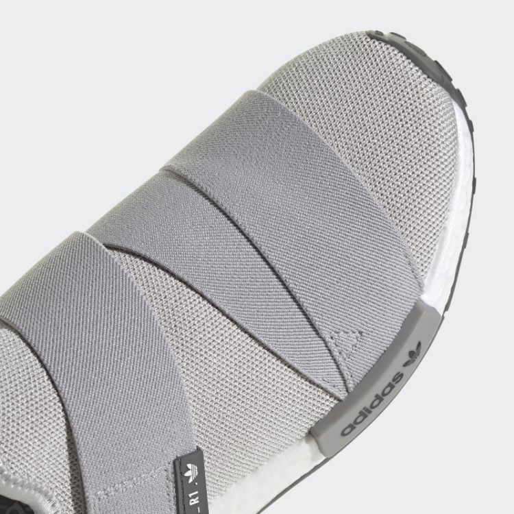 Sapato Cinza Adidas Nmd-r1 Com Tiras