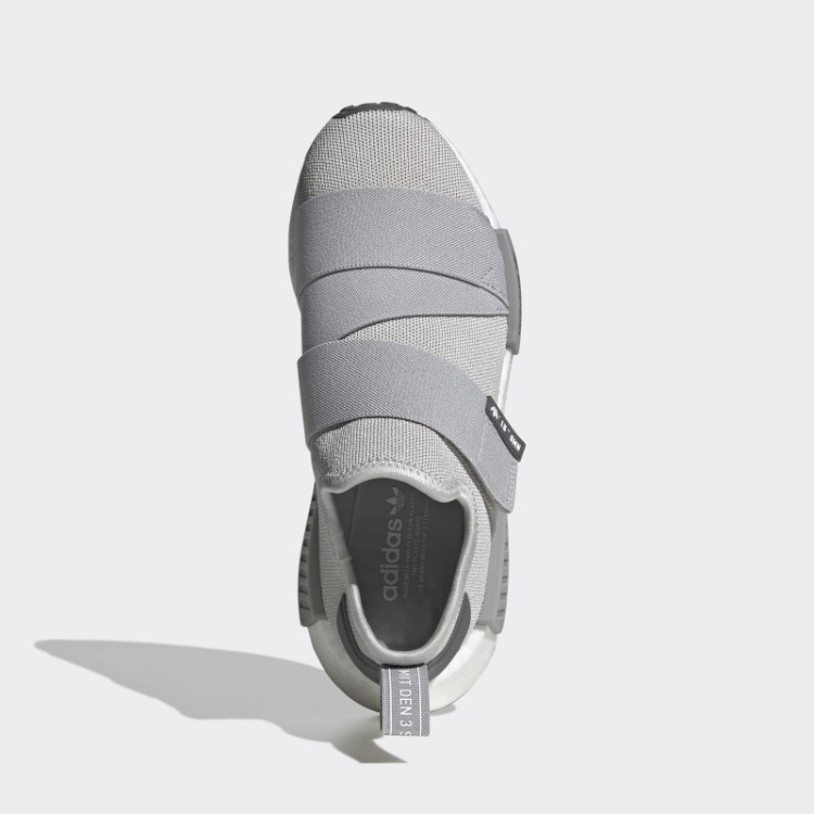 Sapato Cinza Adidas Nmd-r1 Com Tiras