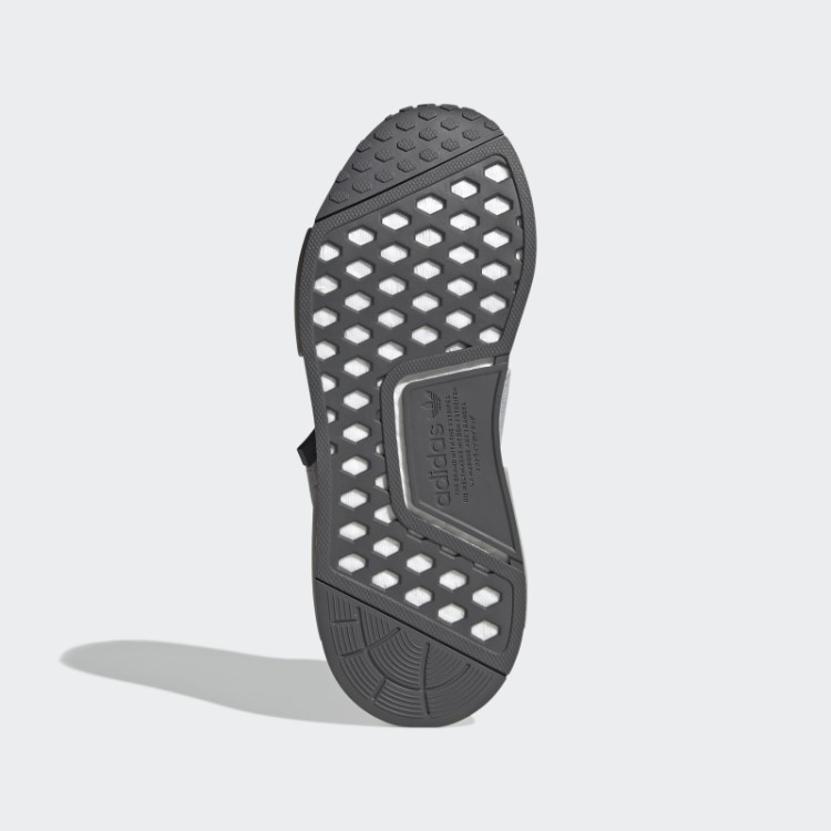 Sapato Cinza Adidas Nmd-r1 Com Tiras