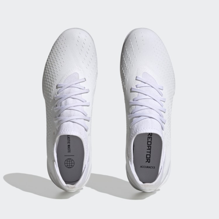 Precisão Do Predador.3 Botas De Relva Adidas Branco