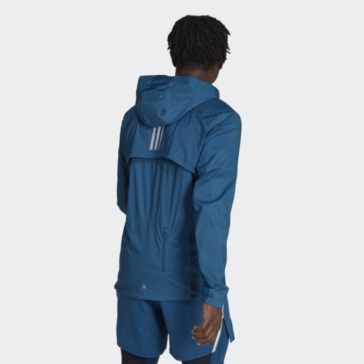 Jaqueta De Corrida Maratona Adidas Marinho