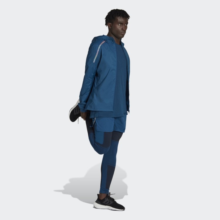 Jaqueta De Corrida Maratona Adidas Marinho