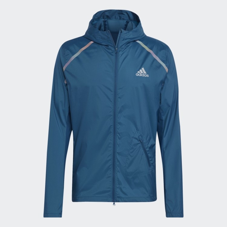 Jaqueta De Corrida Maratona Adidas Marinho