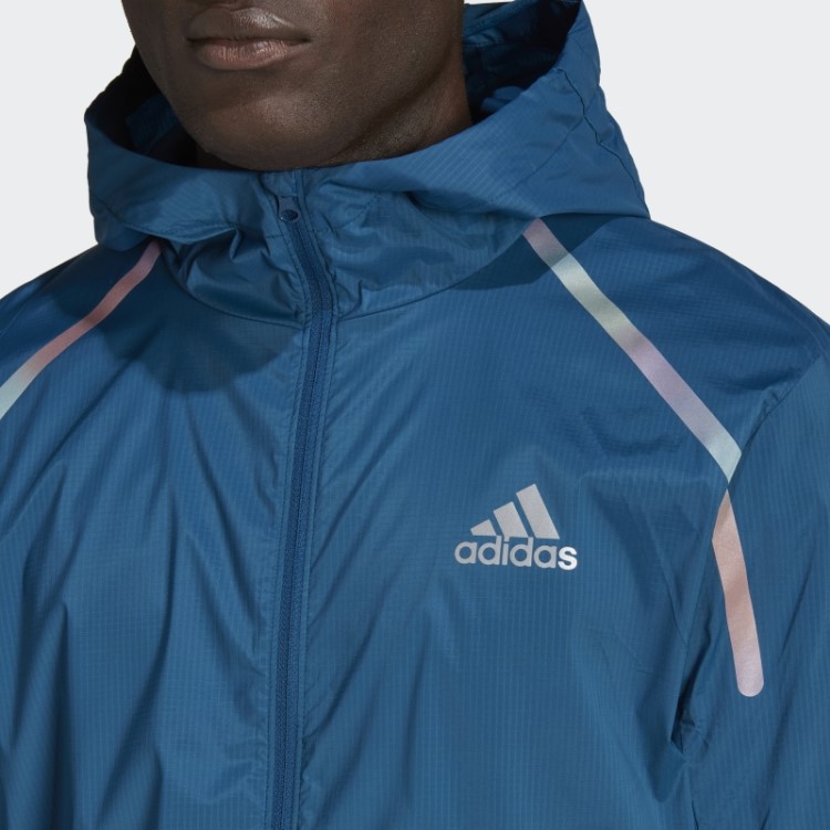 Jaqueta De Corrida Maratona Adidas Marinho