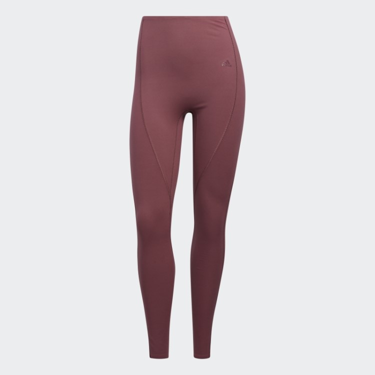 Meia-calça Adidas Yoga 4 Elements 7/8 Fashion Bordô