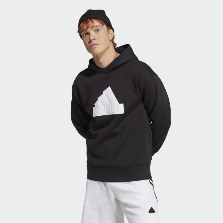 Adidas Future Icons Badge Of Sport Moletom Com Capuz Branco