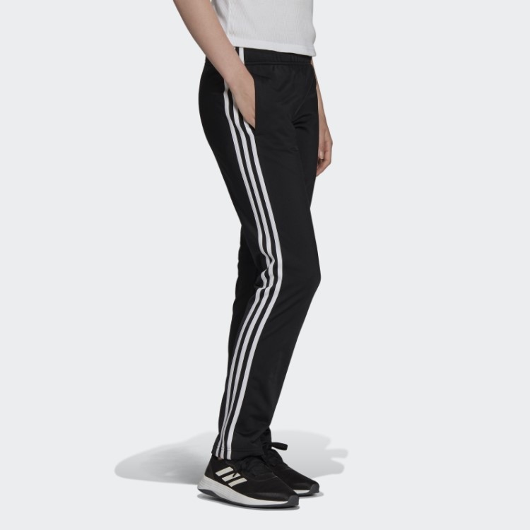 Calça Esportiva Preta Adidas Essentials Com As Três Listras