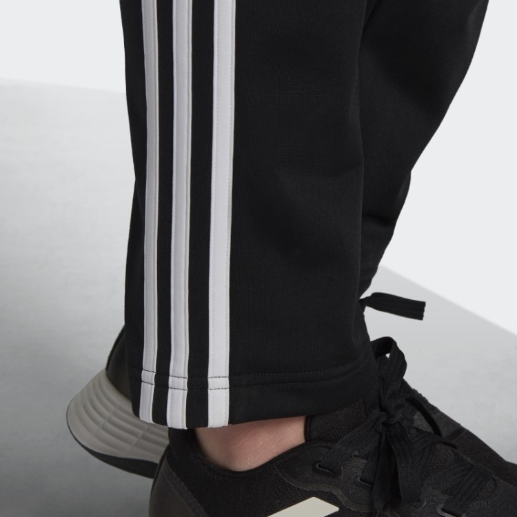 Calça Esportiva Preta Adidas Essentials Com As Três Listras