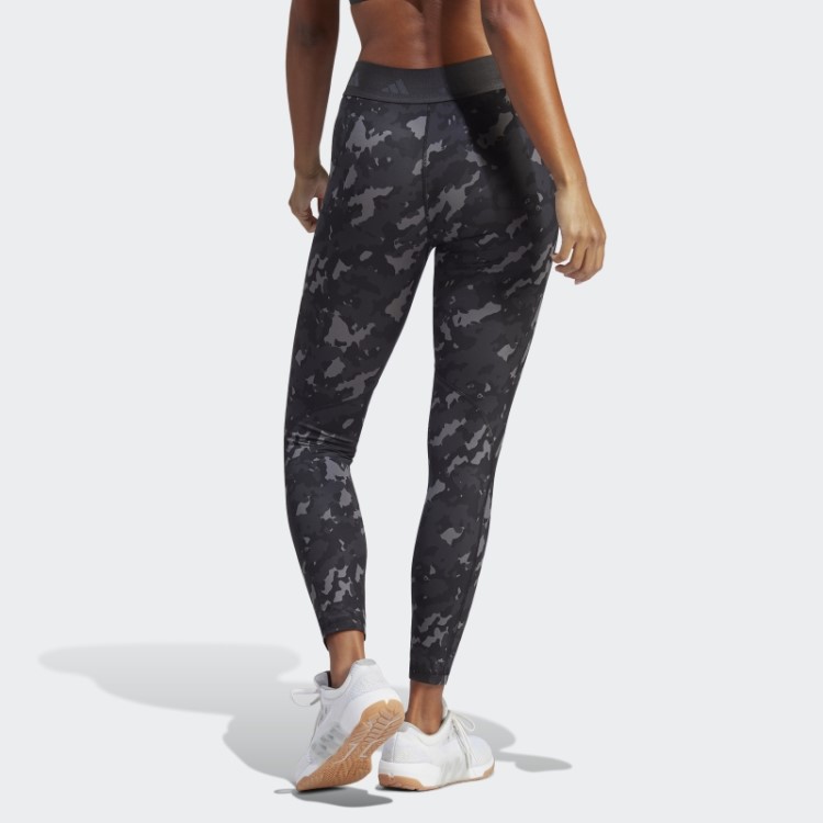 Leggings 7/8 Camuflado Cinza Techfit Adidas