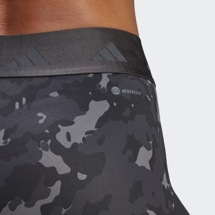 Leggings 7/8 Camuflado Cinza Techfit Adidas