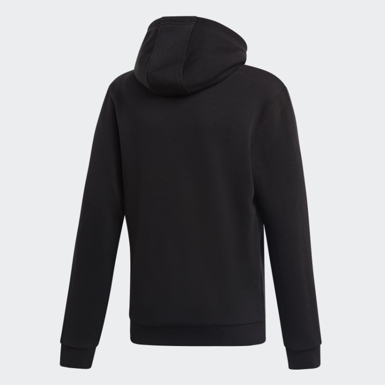 Moletom Com Capuz Adidas Trefoil Moda Branca