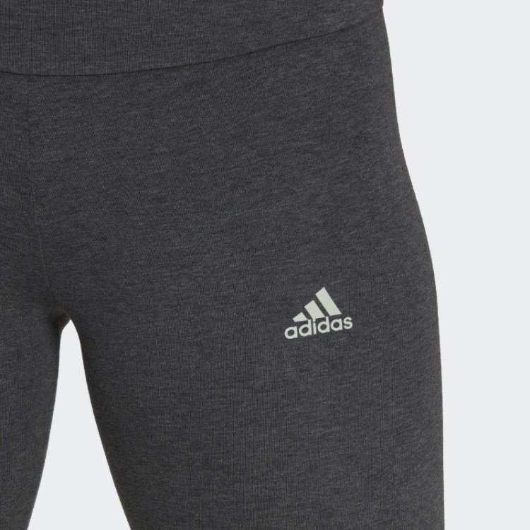 Legging Cinza Escuro Urze Essencial Cintura Alta Com Logo Adidas