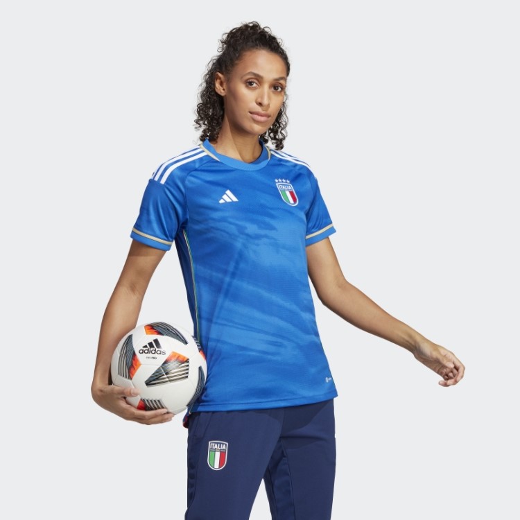 Itália 23 Casa Camisa Adidas Azul