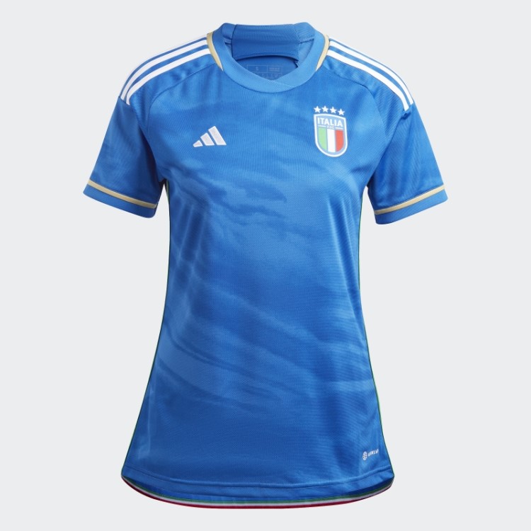 Itália 23 Casa Camisa Adidas Azul