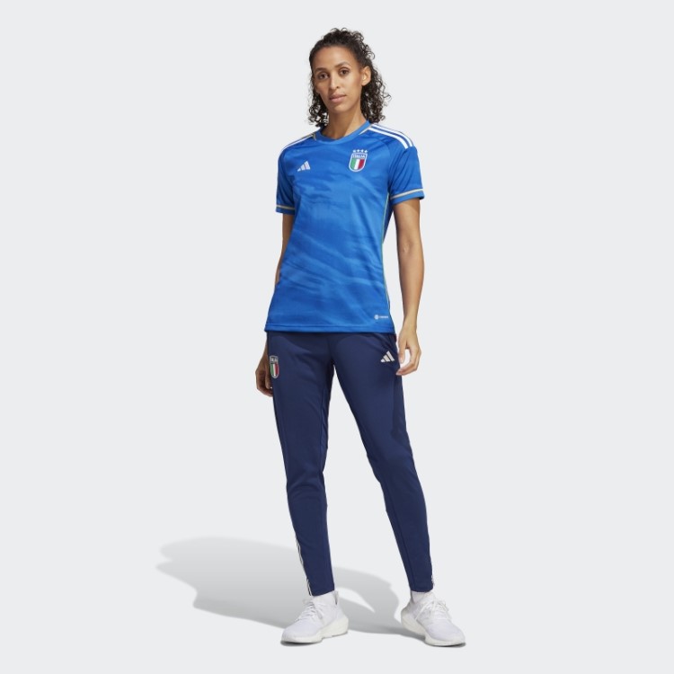 Itália 23 Casa Camisa Adidas Azul