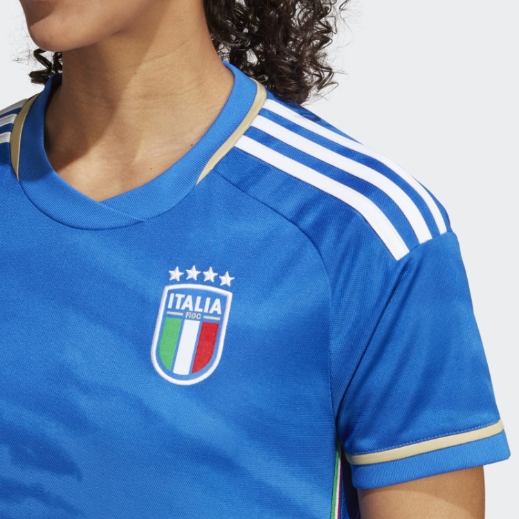 Itália 23 Casa Camisa Adidas Azul