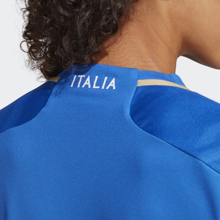 Itália 23 Casa Camisa Azul Adidas