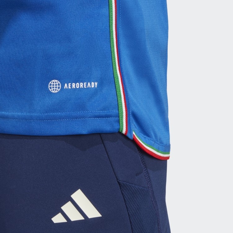 Itália 23 Casa Camisa Azul Adidas