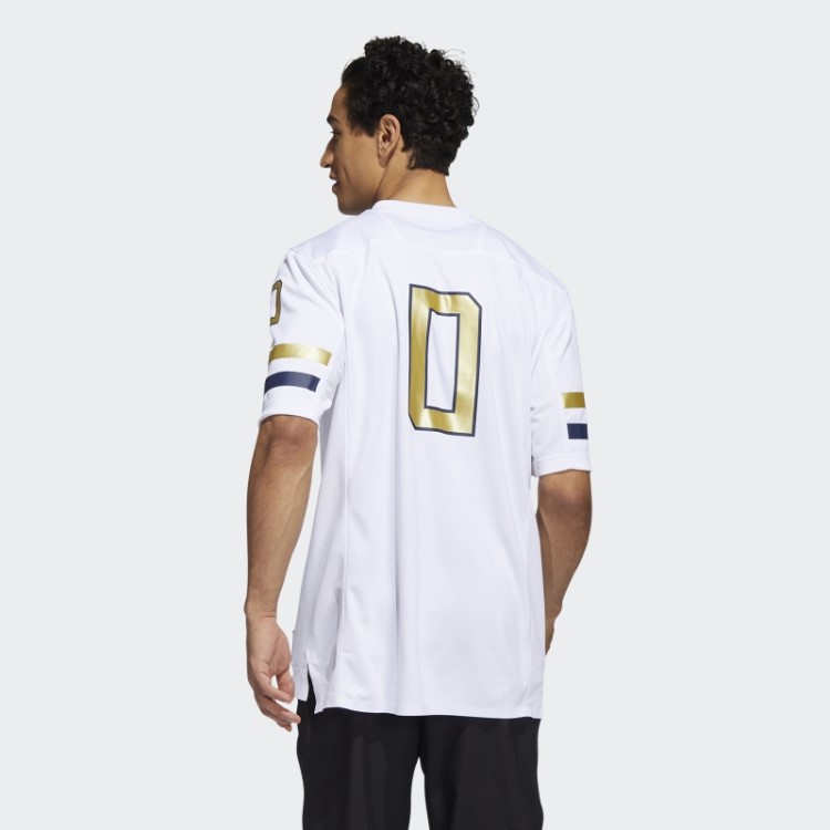 Camisa Branca Clássica Da Georgia Tech Da Adidas