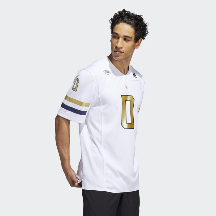 Camisa Branca Clássica Da Georgia Tech Da Adidas