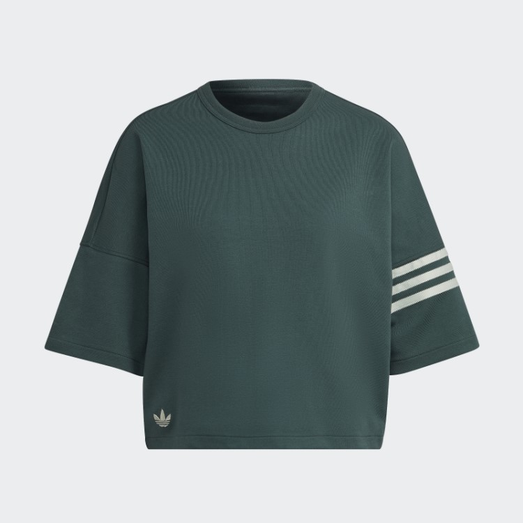 Camiseta Adicolor Neuclassics Verde Mineral Adidas