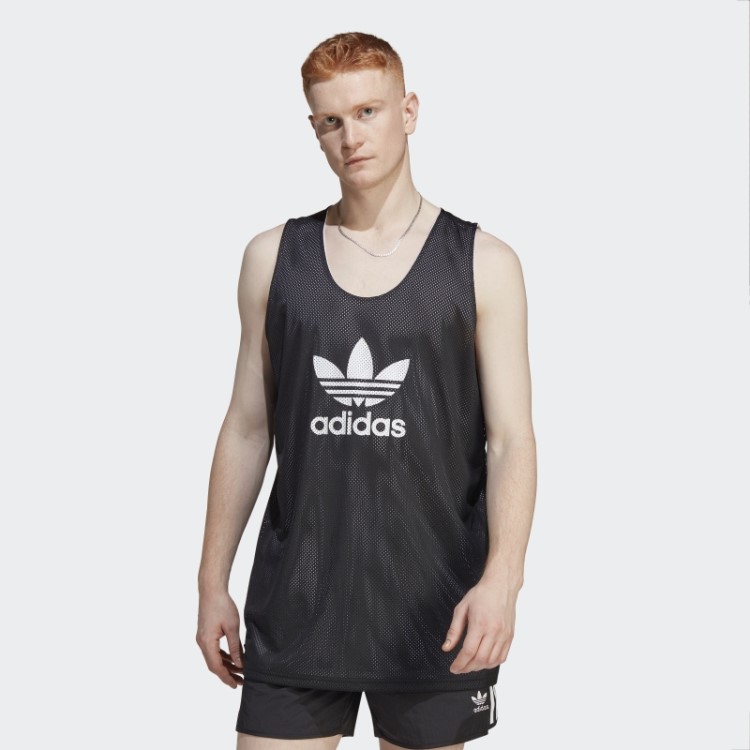 Adidas Adicolor Classics Camisa Branca De Basquete Trefoil