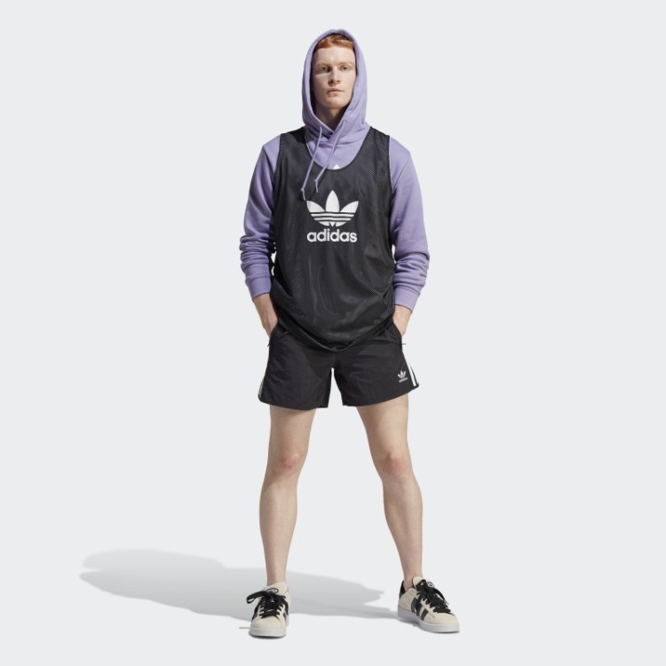 Adidas Adicolor Classics Camisa Branca De Basquete Trefoil