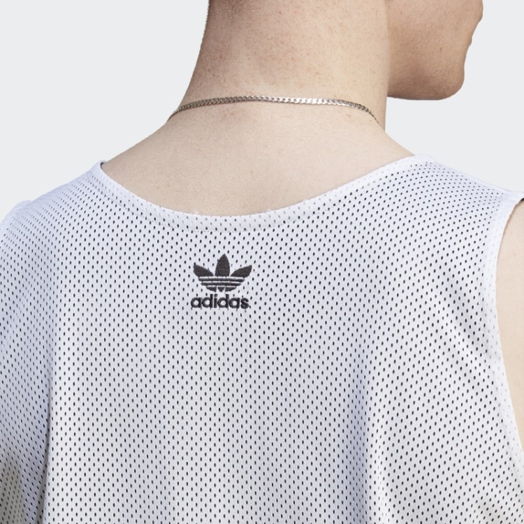 Adidas Adicolor Classics Camisa De Basquete Trefoil Branco