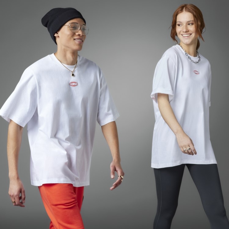 Camiseta Branca Adidas Dia Dos Namorados