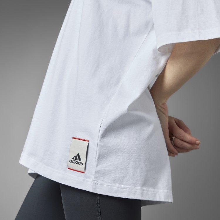 Camiseta Branca Adidas Dia Dos Namorados