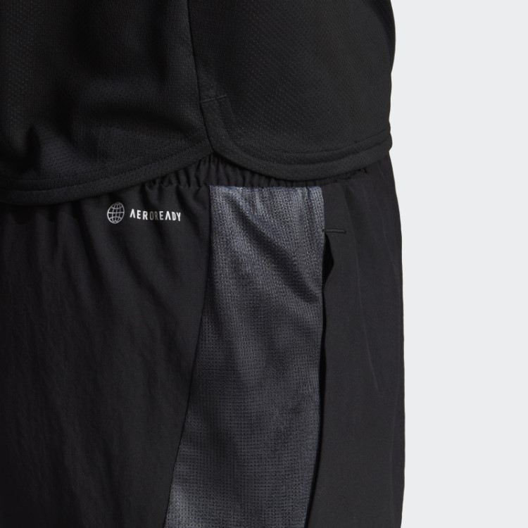 Bermuda De Treino Adidas Preta Projetada Para Movimento Aeroready Hiit