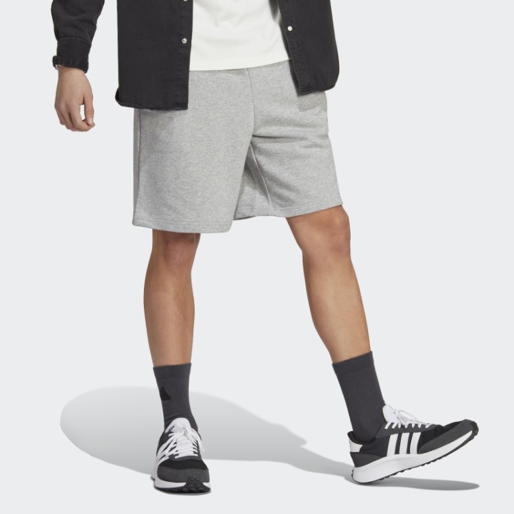 Shorts Adidas Cinza Médio All Szn French Terry