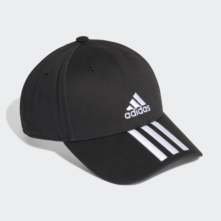 Boné De Sarja Com As 3 Listras Da Moda Adidas Baseball Branco