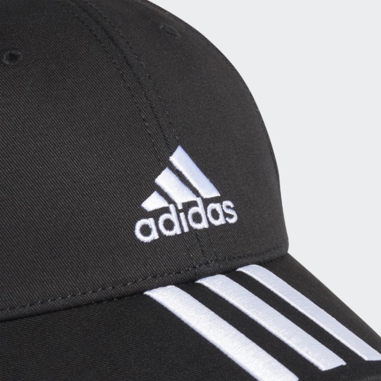 Boné De Sarja Com As 3 Listras Da Moda Adidas Baseball Branco