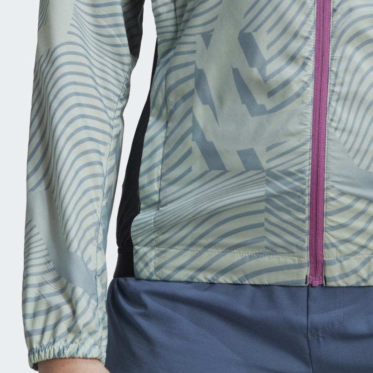 Terrex Trail Running Jaqueta Corta Vento Verde Adidas