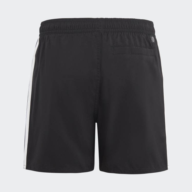 Short De Natação Com As Três Listras Preto Adidas