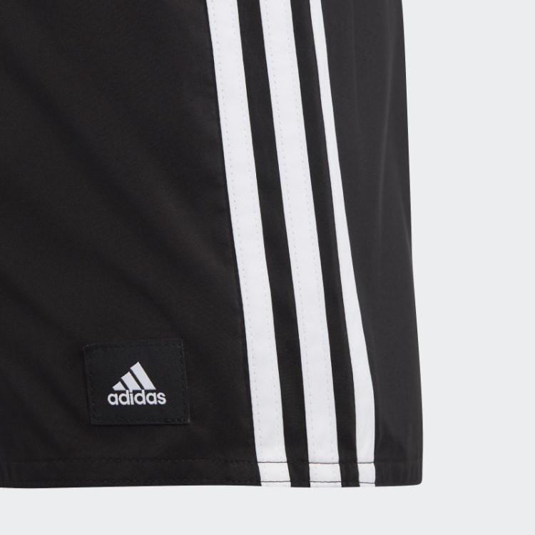 Short De Natação Com As Três Listras Preto Adidas