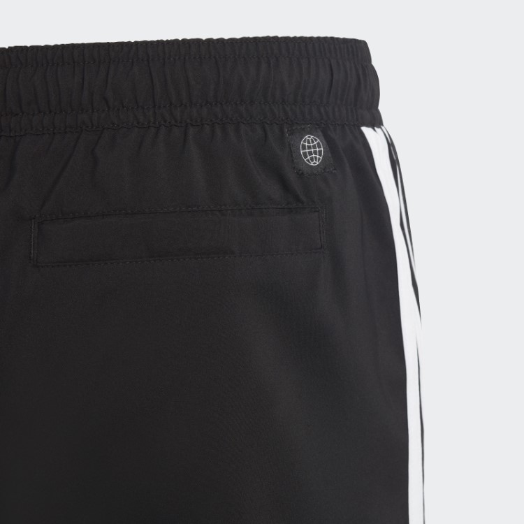 Short De Natação Com As Três Listras Preto Adidas