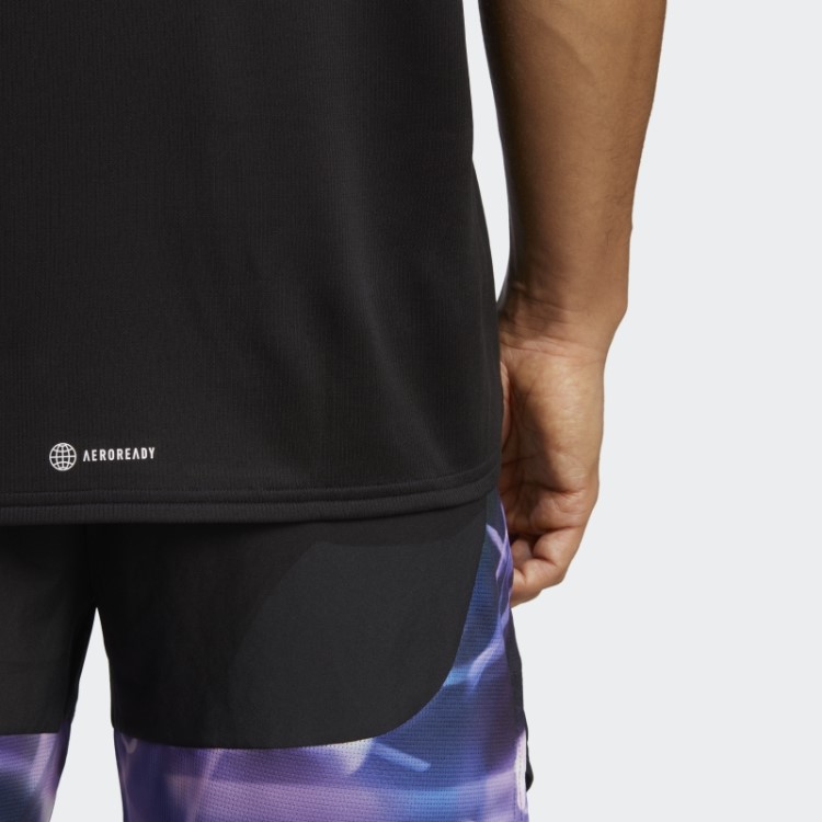 Projetada Para O Movimento Camiseta De Treino Hiit Adidas Preta