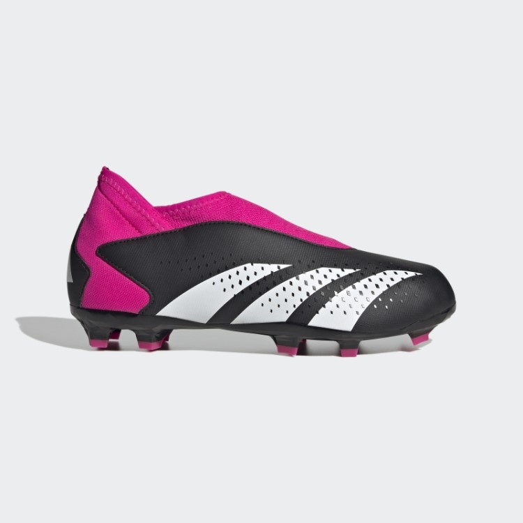 Adidas Predador Precisão.3 Chuteiras De Futebol De Campo Firme Sem Cadarço Preto