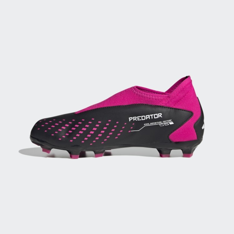 Adidas Predador Precisão.3 Chuteiras De Futebol De Campo Firme Sem Cadarço Preto